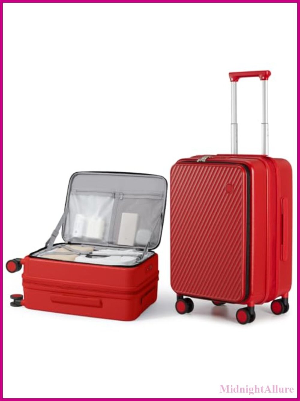 Expandable PC Hard Shell Carry On Luggage TSA Lock Spinner